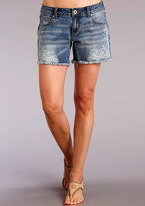 Women's Stetson Frayed Denim Shorts