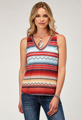 Roper Women's Western Shirt Toile PRT Rayon