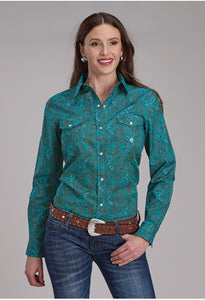 Women's Roper Mallard Paisley Western Shirt