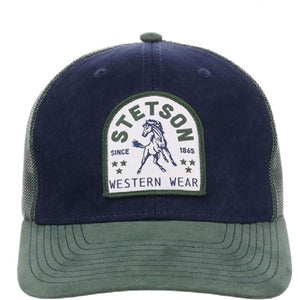 Stetson Stallion Hat Navy/Red/White