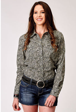 Roper Green Paisley Wester Shirt