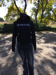 I Love Tin Haul Black Hoodie