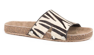 Roper Zebra Hair on Hide Leather Shoe