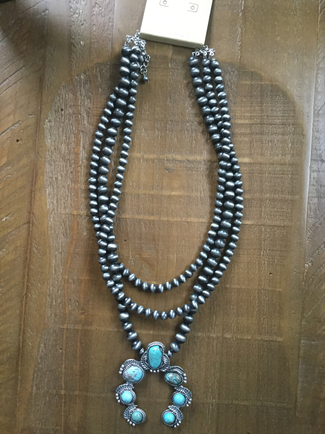 Squash Blossom naja necklace