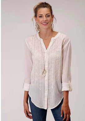 Roper Georgette Cotton Top