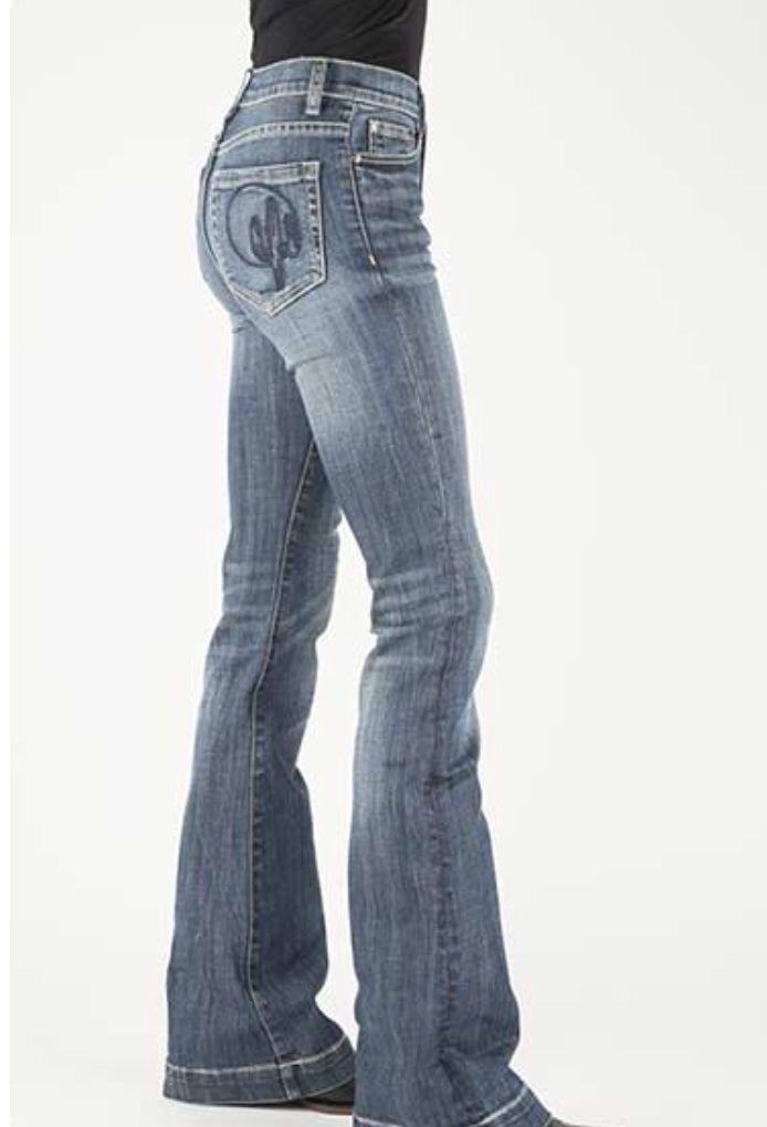 Stetson Back Pocket w/Cactus Emb
