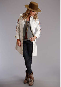 Womens Stetson Dress  Off Wht/embroidery