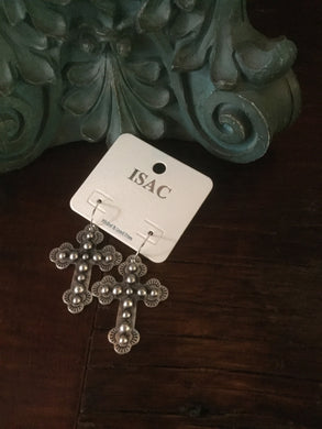 Silver Cross Scalloped edge