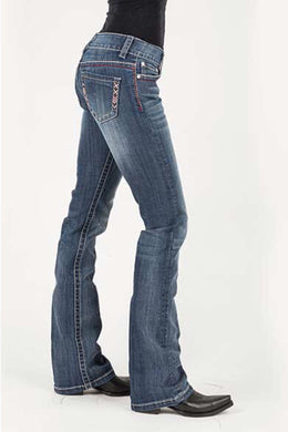Womens Stetson Pieced Back Pkt w/ Red