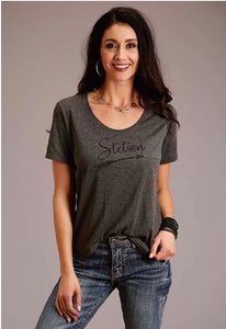 Women's Stetson Grey Arrow Tee