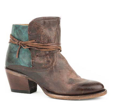 Women's Stetson Brn Goat Vamp Boot