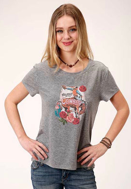 Roper Rodeo grey Tee
